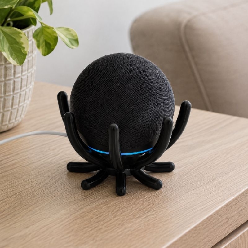 Suporte Alexa Echo Dot 5 e Echo Dot 4 – Base Estável – Design Moderno na Shopee