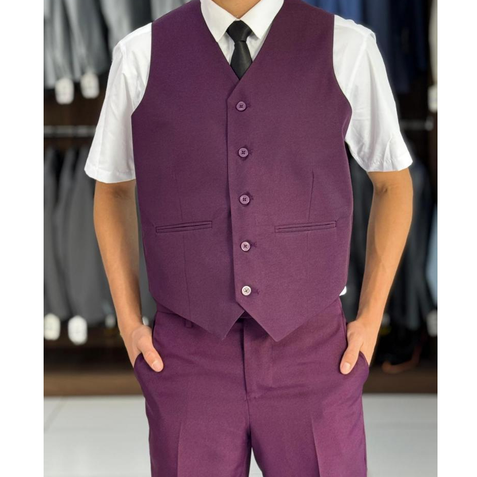 terno Oxford Slim Italiano Masculino Social Elegante — imagem 2 de 2