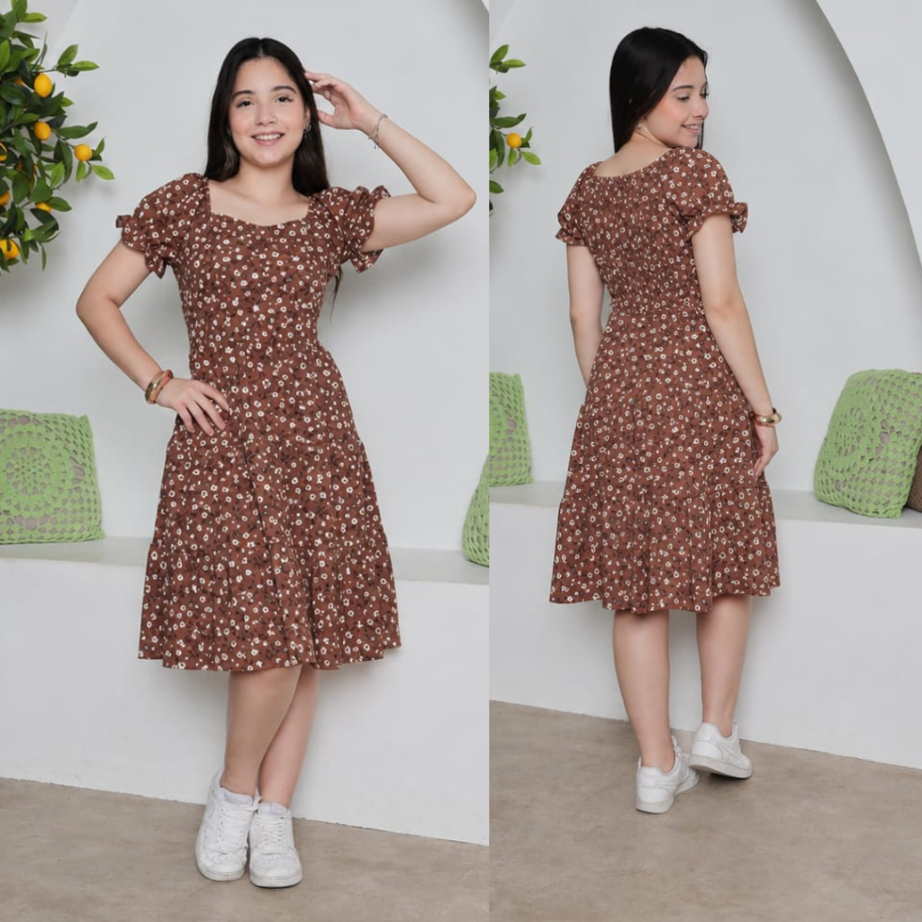 Vestido Menina Juvenil Casual Verao Evangelico Tres Marias 10 a 16