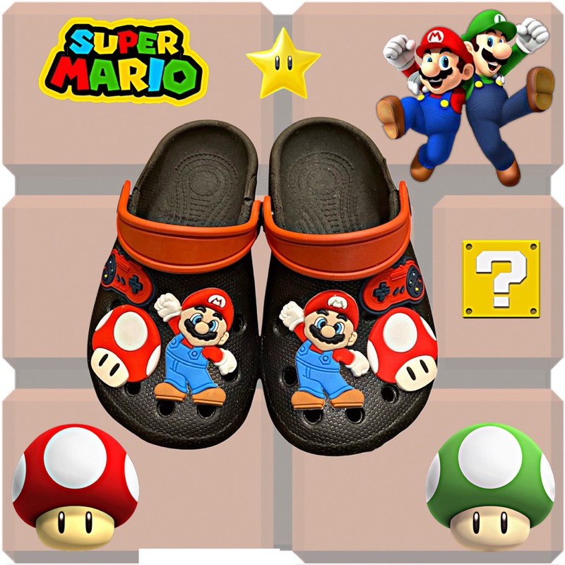 BABUCHE MARIO PRINCESA NINTENDO ADULTO E INFANTIL ANTIDERRAPANTE
