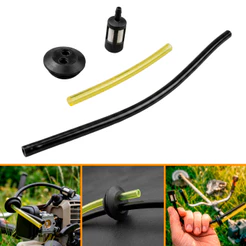 Mangueira Combustível E Filtro Do Tanque Completa Roçadeira Diversos Modelos 26cc até 75cc