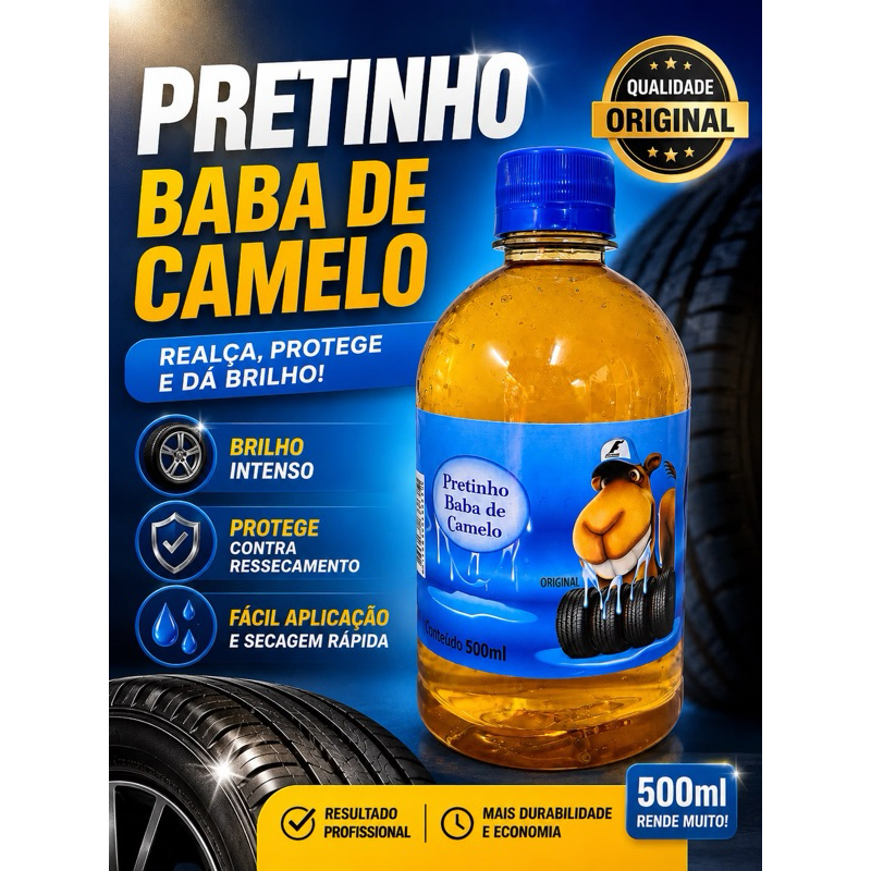 Pretinho BABA DE CAMELO para diluir. Contem 500ml rende de 1 a 1,5 litros, o mais vendido. ENVIO RAPIDO