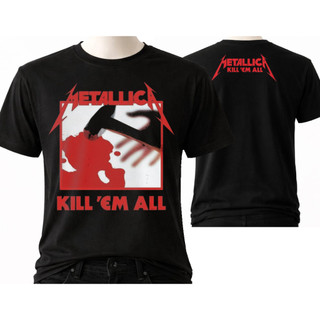 Camiseta Básica Metallica - Kill 'Em All - 100% Algodão Camisa De Banda Estampa Rock Metal Unissex