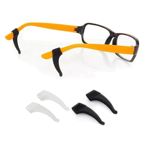 Kit pcs Antiderrapante Óculos De Silicone Para Orelha De Gancho Acessórios De Fixação Ponta Do Templo Suporte De oculos