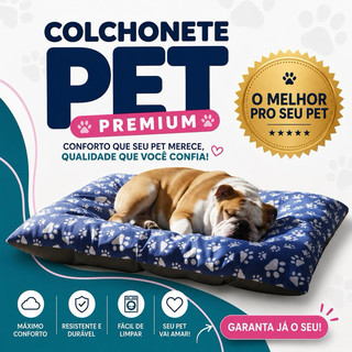 Cama Pet Premium para cães e gatos.  Super confortável. Entrega Imediata.