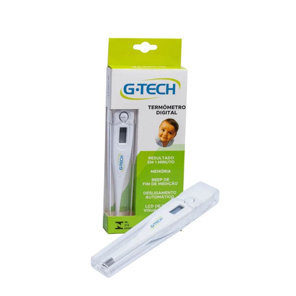Termômetro G-Tech Digital Original Uso Adulto Infantil Alta