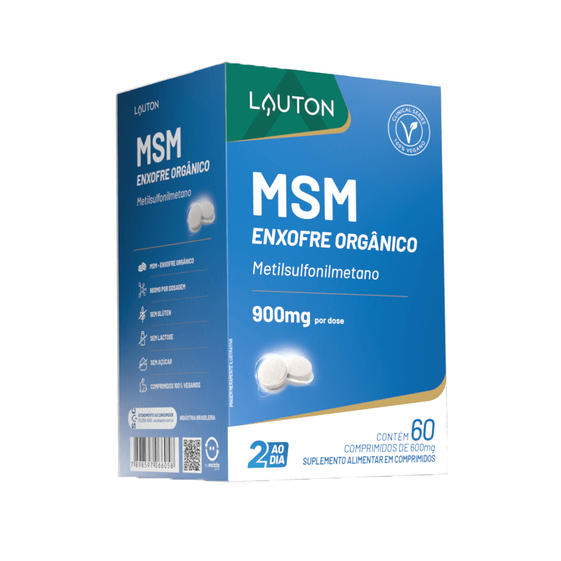 MSM Enxofre Orgânico Clinical Series Lauton Nutrition