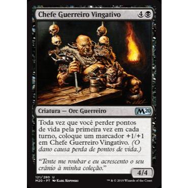 Chefe Guerreiro Vingativo (Guerreiro) - - Magic The Gathering