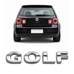 Emblema Letreiro Golf 99 a 2013 Cromado Traseiro