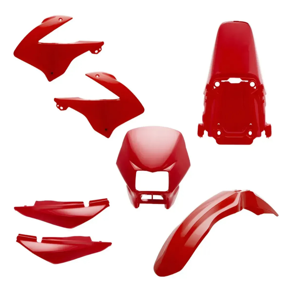 Kit Carenagem Completa Plastico Moto Bros 125 150 2003 A 2008