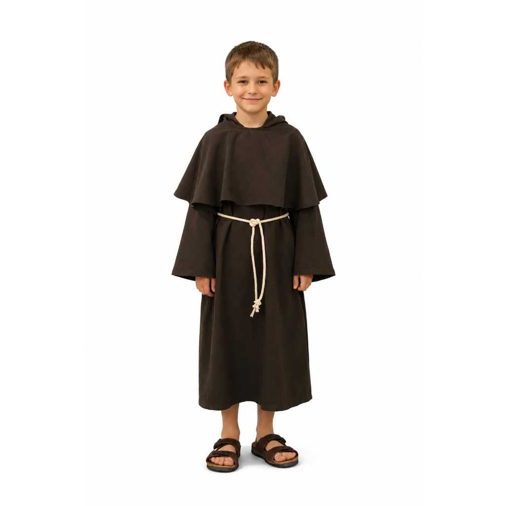 Túnica são francisco de Assis temas biblicos infantil e adulto