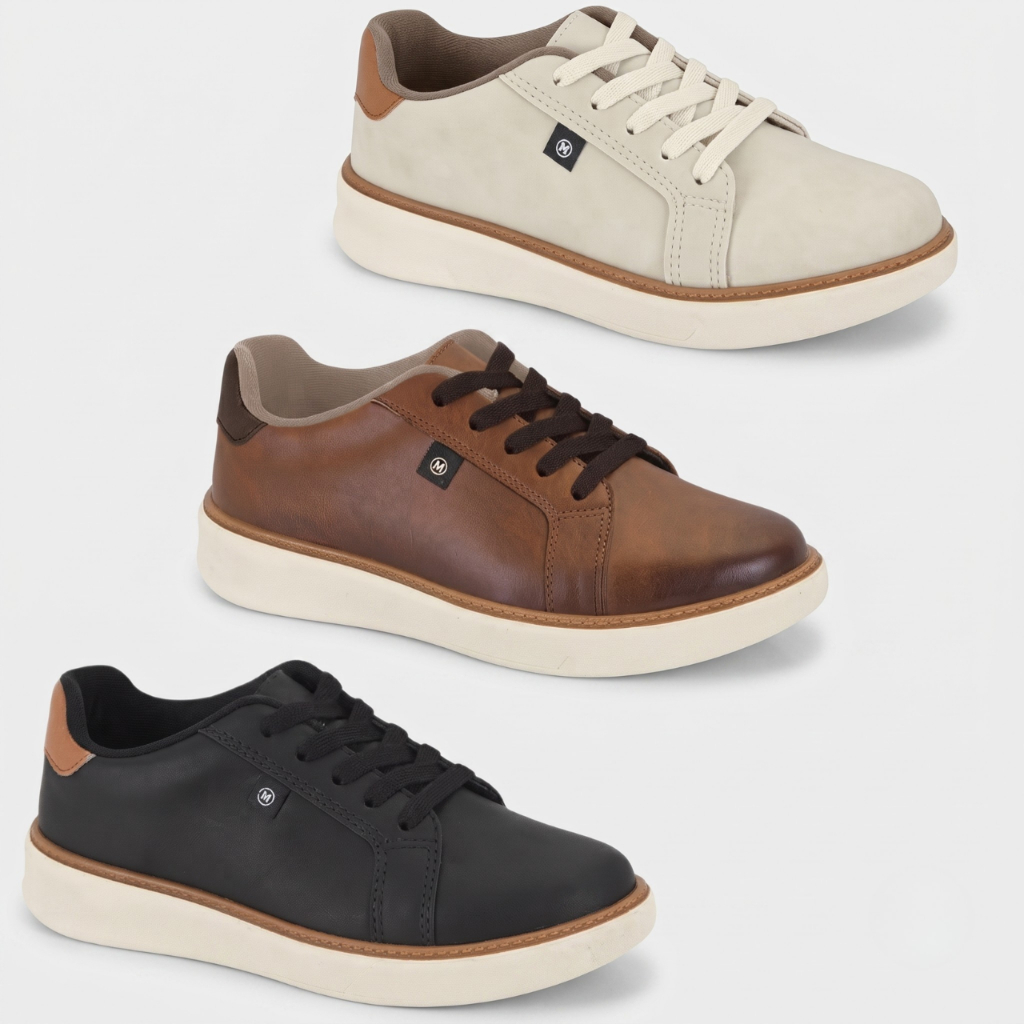 Sapato Infantil Molekinho Napa Monaco Neo Casual Conforto