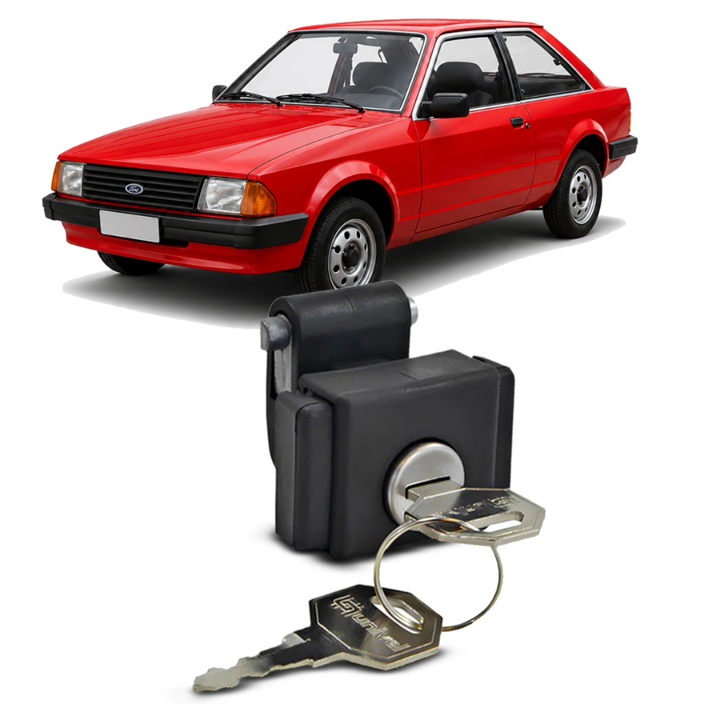 Fecho Porta Luvas Apolo Escort 1982 a 1992 Hobby 1992 a 1996 Verona 1988 a 1992 Com Chave