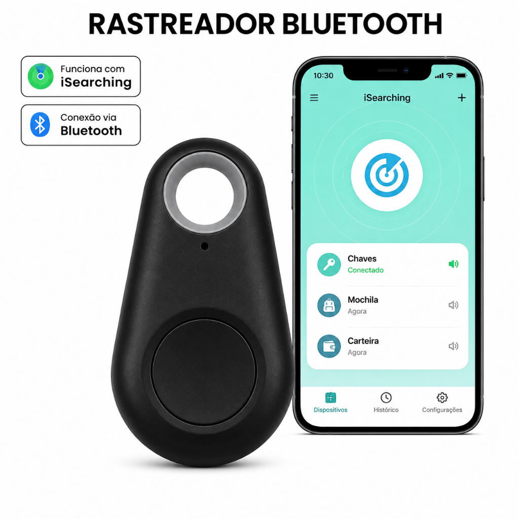 Kit 3/2/1 Rastreador de Bagagem iTag Bluetooth Mini Localizador Anti-Perda Mala Chaves Bolsa Carteira Pet