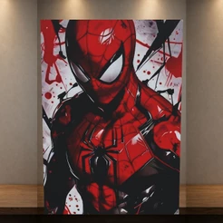 Quadro Marvel MDF 20x15cm | Homem-Aranha, Homem de Ferro, Hulk, Venom, Capitão América e Mais | Decoração Geek