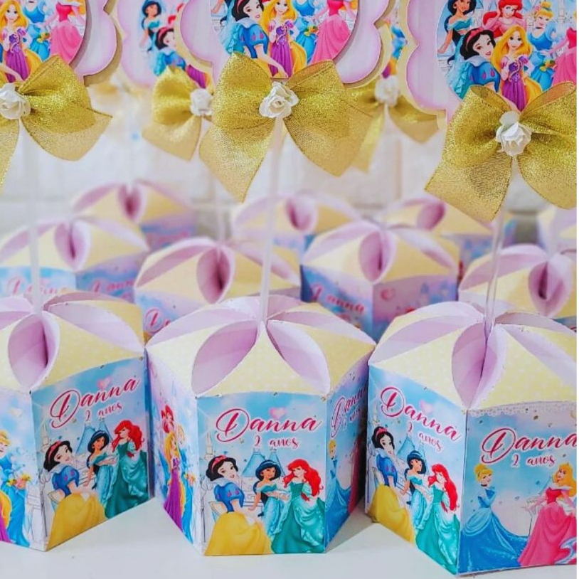Centro de Mesa Princesas, Personalizados, kit festa Princesas, lembrancinha.