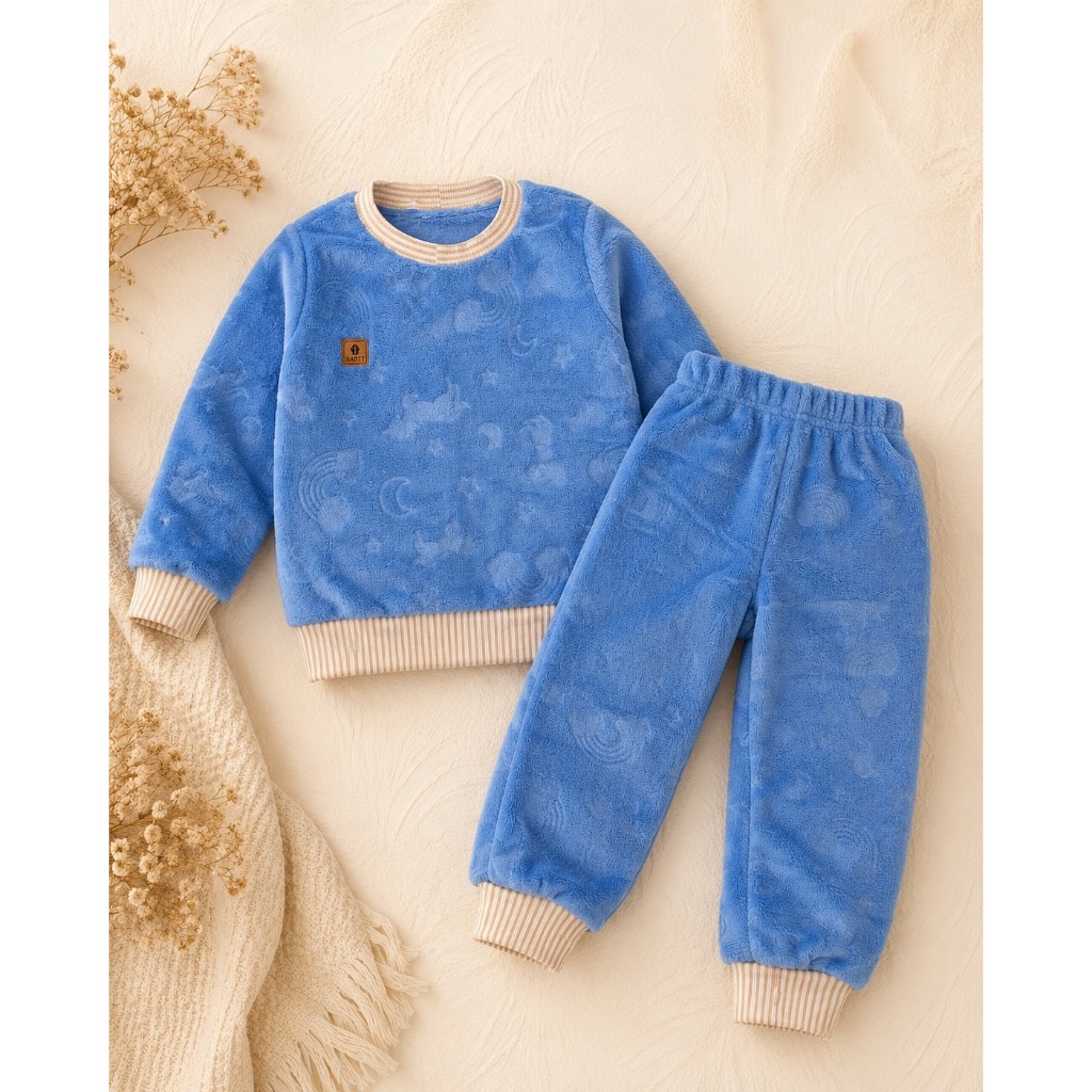 Conjunto Infantil Menino rafit Fleece Peluciado Quentinho Inverno REF: 1566