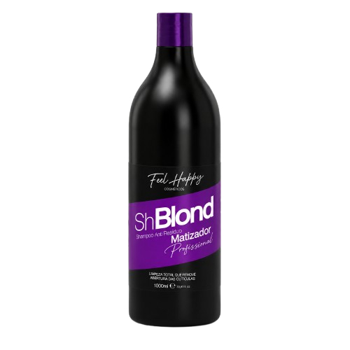 Shampoo Anti Resíduos Orgânico Blond 1000ml Feel Happy