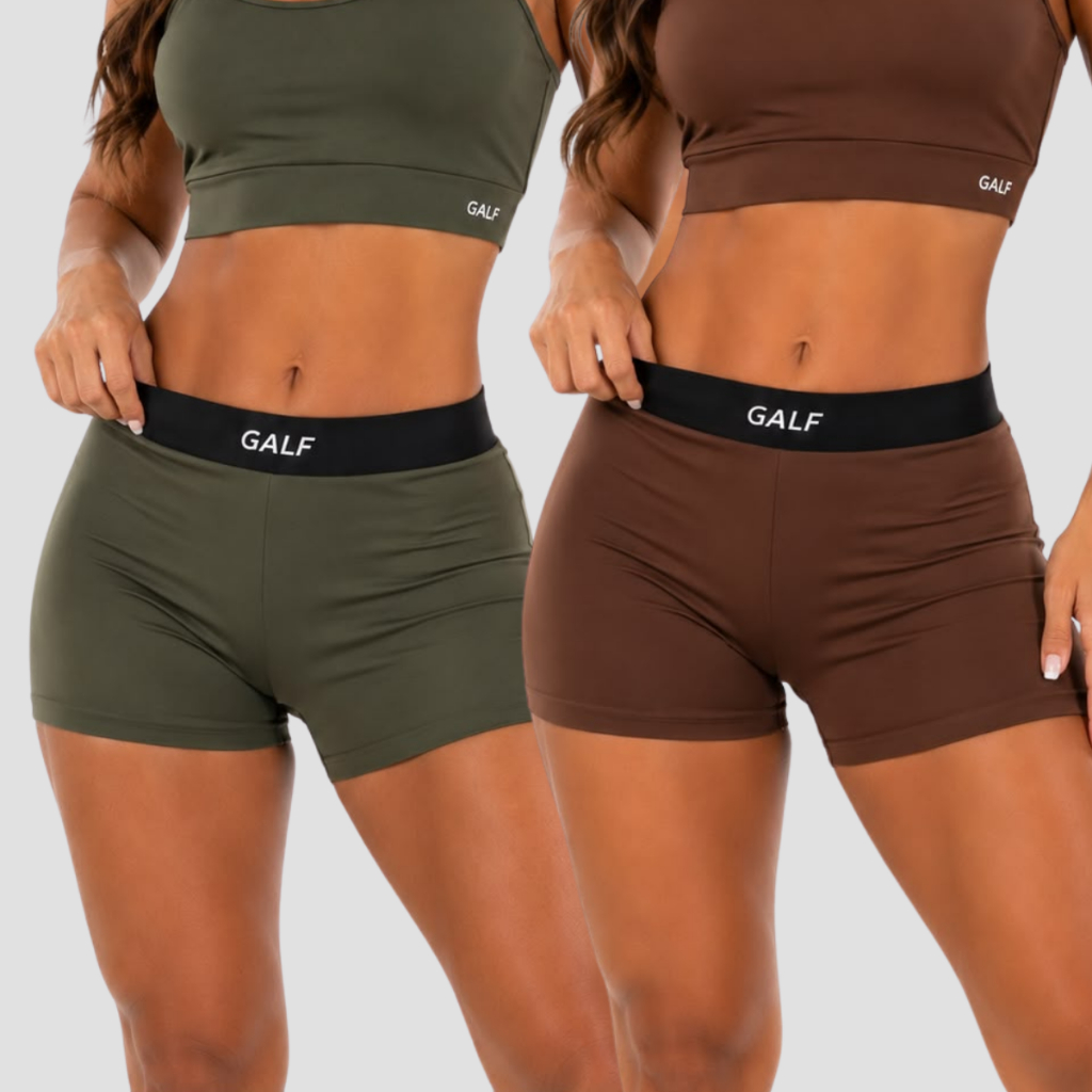 Kit 2 Shorts Pro Scopt Fitness Feminino Suplex Poliamida Luli Zero Transparência Academia Ginástica
