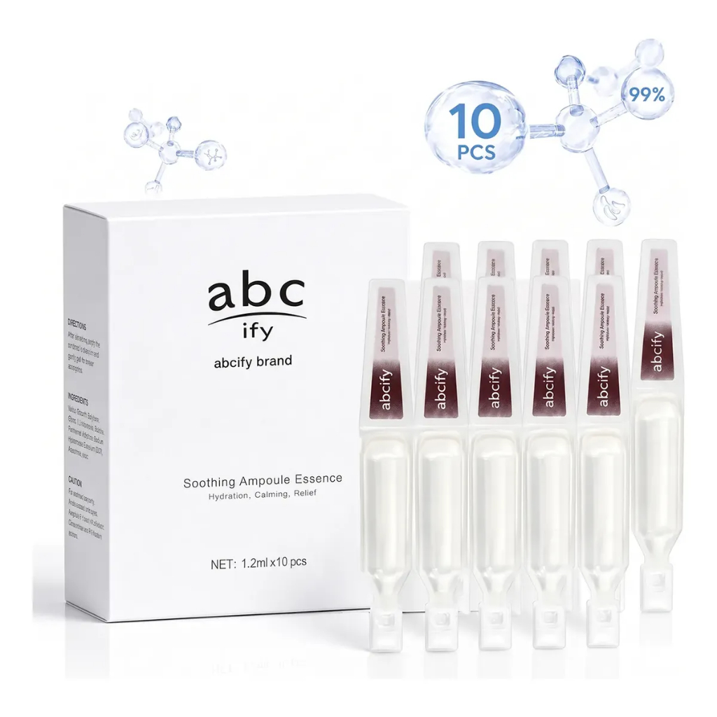 Sérum Facial Abcify com Ceramidas Hidratante Reparador 10 Ampolas 1,2ml