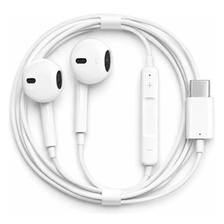 Fone de Ouvido Tipo C Com Fio USB-C, Microfone e Controle de Volume (5697)