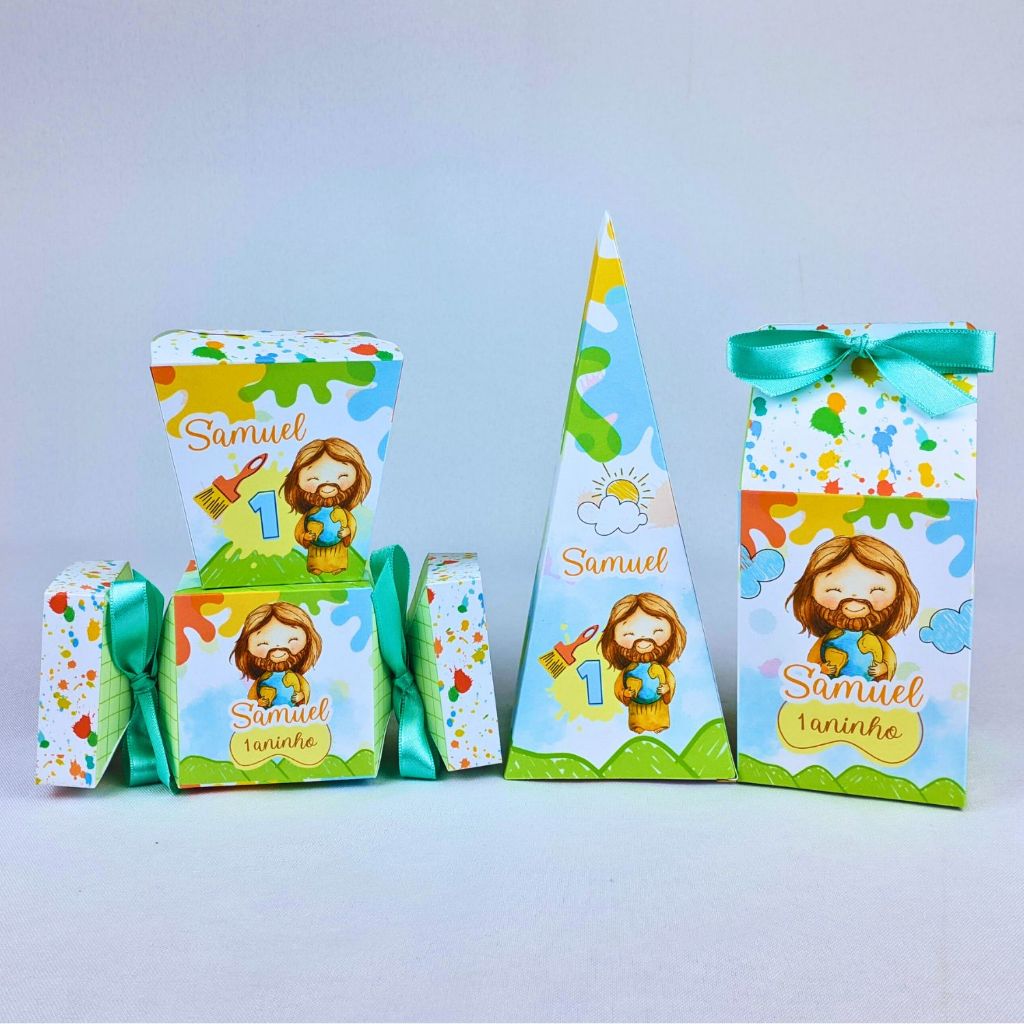 Kit 10 a 45 Caixinhas O Maior Pintor do Mundo Menino Personalizado Lembrancinhas Para Festinha Aniversario Lembranca
