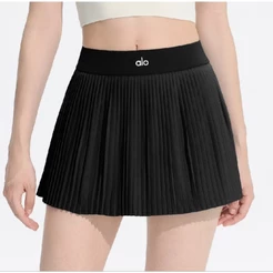 Saia shorts Plissada Academia Fitness