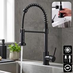 Torneira De Bancada Cozinha Flexivel 2 Modos Chuveiro Arejador e jato