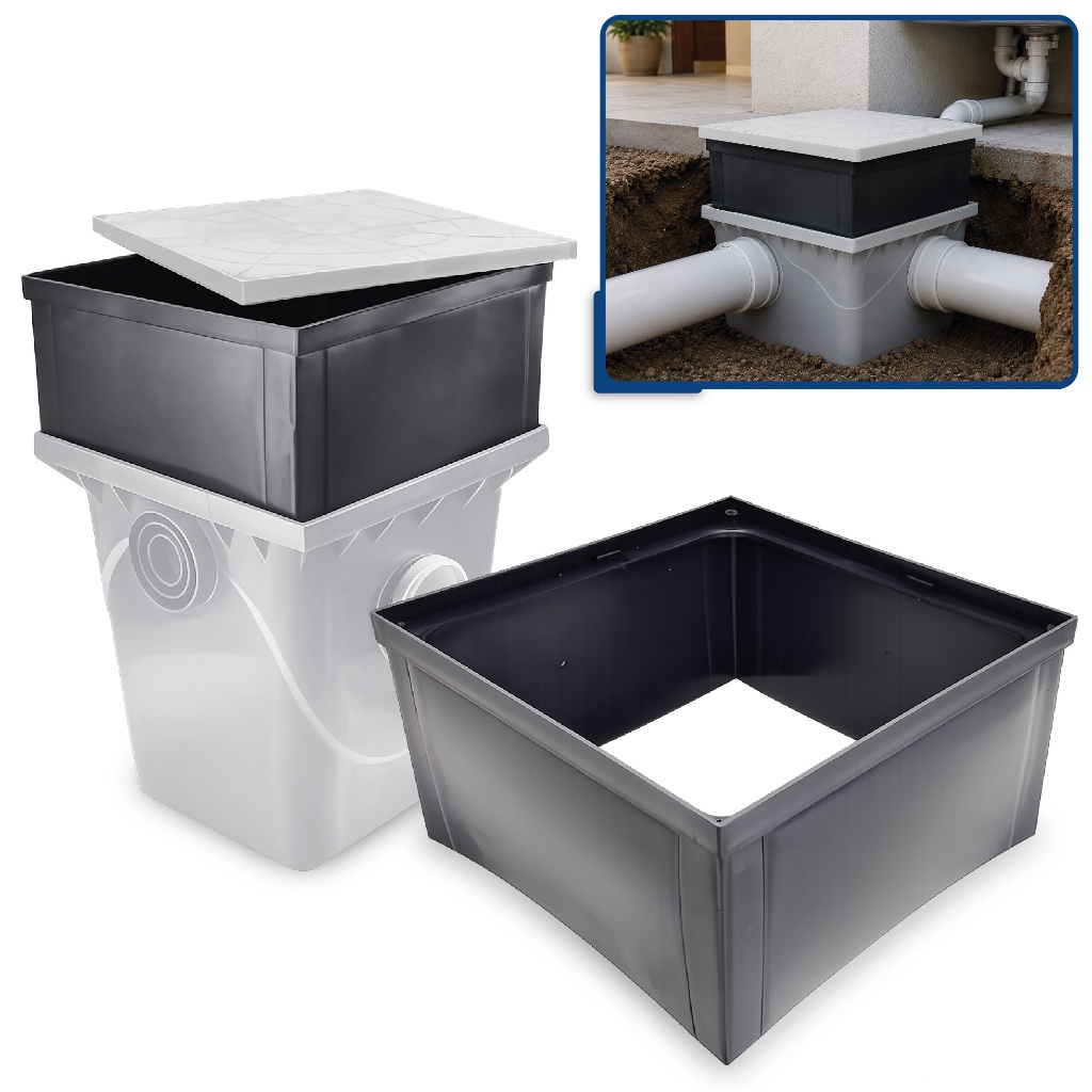 Prolongador Caixa de Gordura Grande Premium Resistência Garantida Metasul 20x41x41