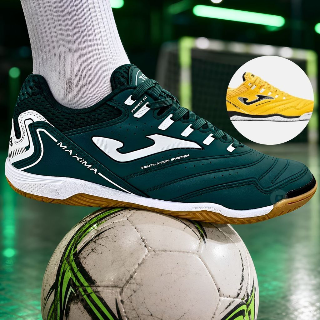 Chuteira Futsal Salão Joma Maxima Masculino Para Quadra Reforçada Leve Antiderra