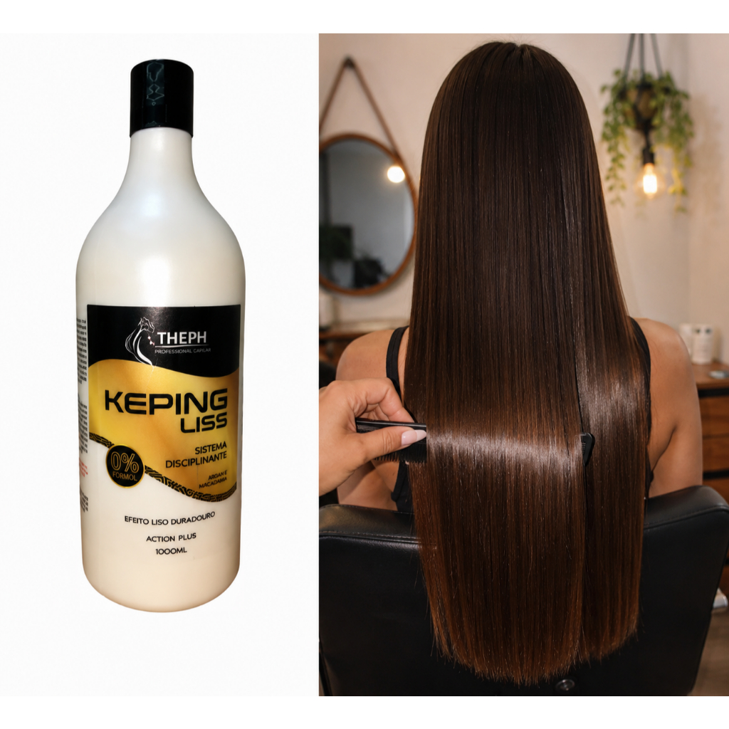 Progressiva Keeping Liss 1L Theph Efeito Liso Duradouro Tratamento Capilar