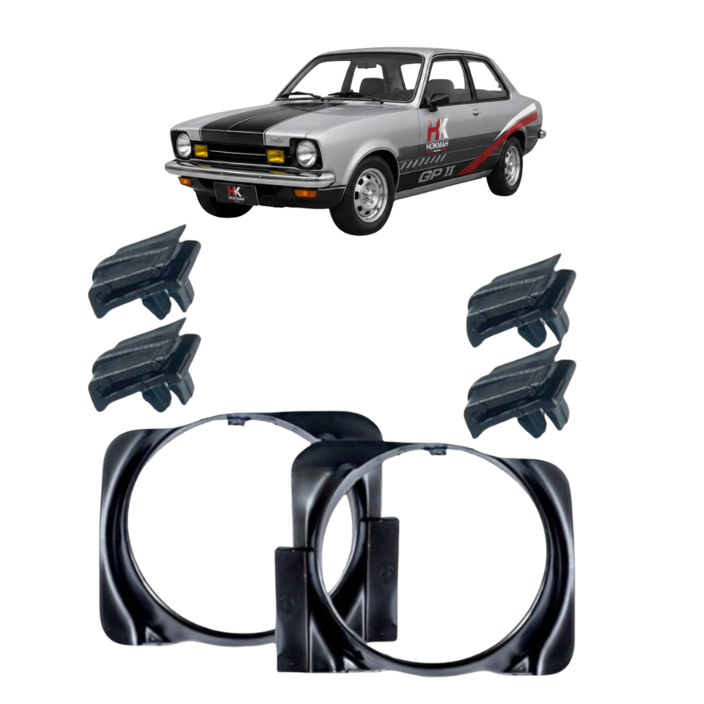 Aro Farol Chevette Tubarao 73 74 75 76 77 Com Grampos Par