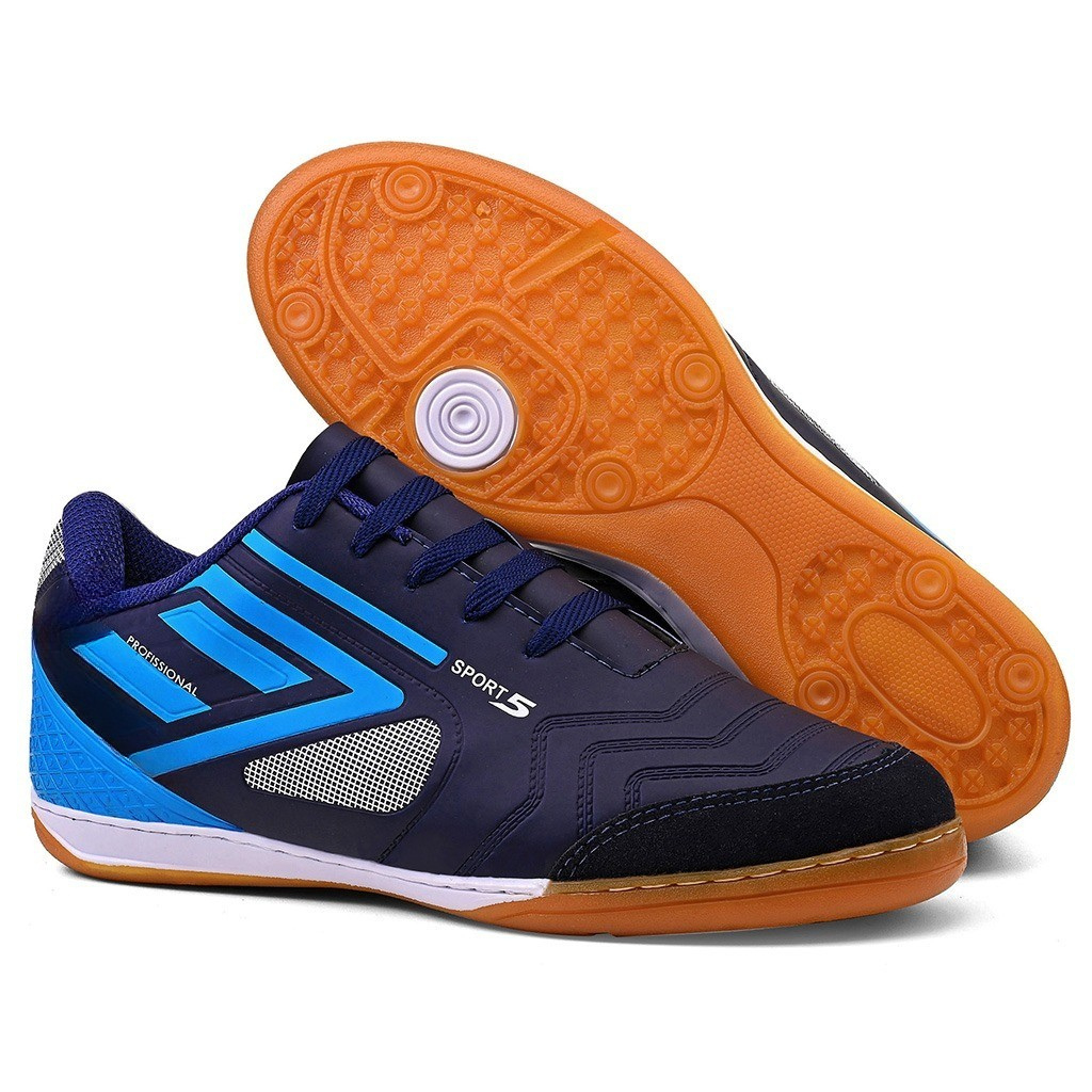 Chuteira Futsal Sport 5 Profissional Colada Costurada Conforto Estilo Biqueira de Couro