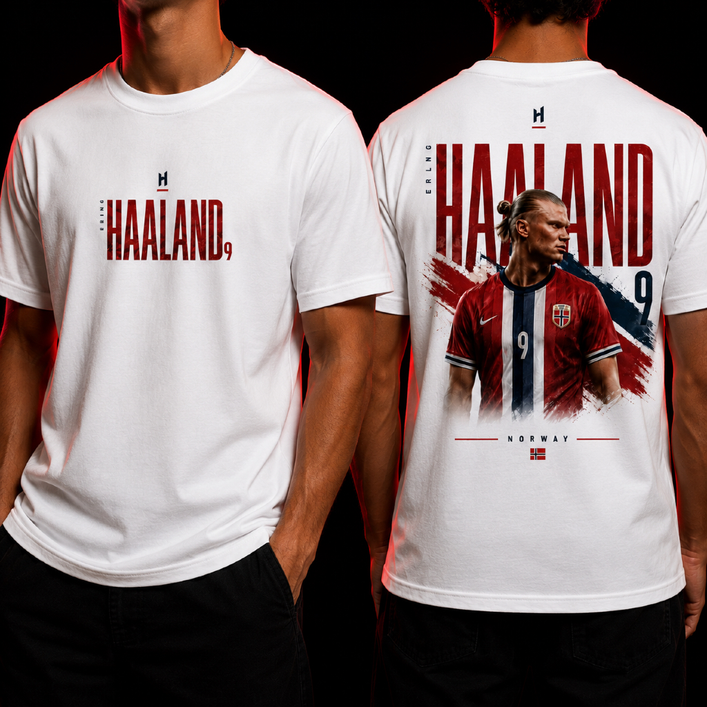 Camisa Futebol Haland 9 Noruega Craque Exclusiva