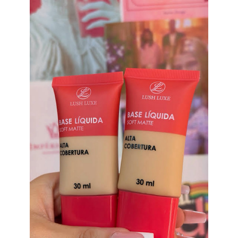 Base Líquida Matte Lush 30ml com Cobertura Alta e Acabamento Matte — imagem 2 de 2