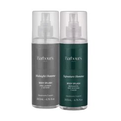 Kit Body Splash Midnight Homme e Signature Homme Barbour's Beauty 200ml