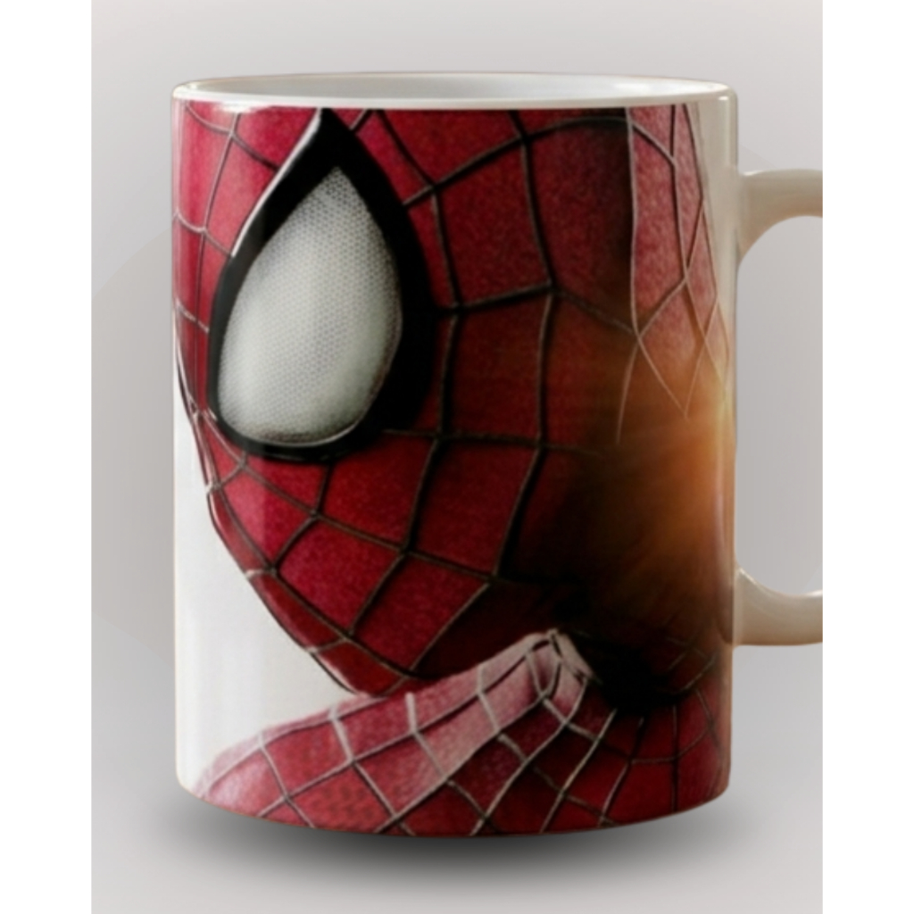 Caneca Homem-Aranha Cerâmica 325ml | Presente Marvel Spider-Man | Caneca Personalizada Super-Herói