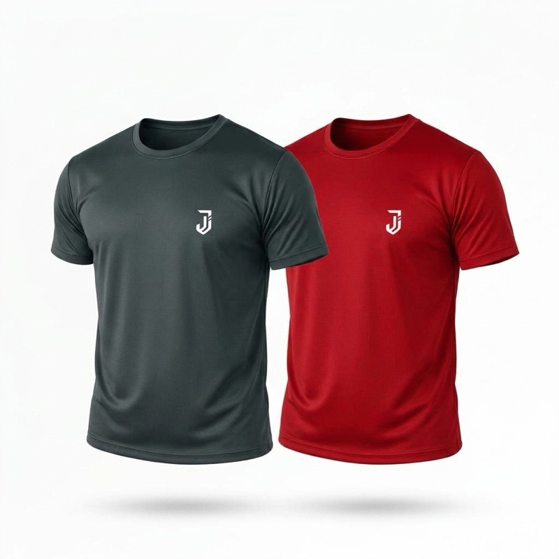 KIT 2 Camisetas Masculina Feminina Academia Dry Fit Masculino Confortável Corrida Casual