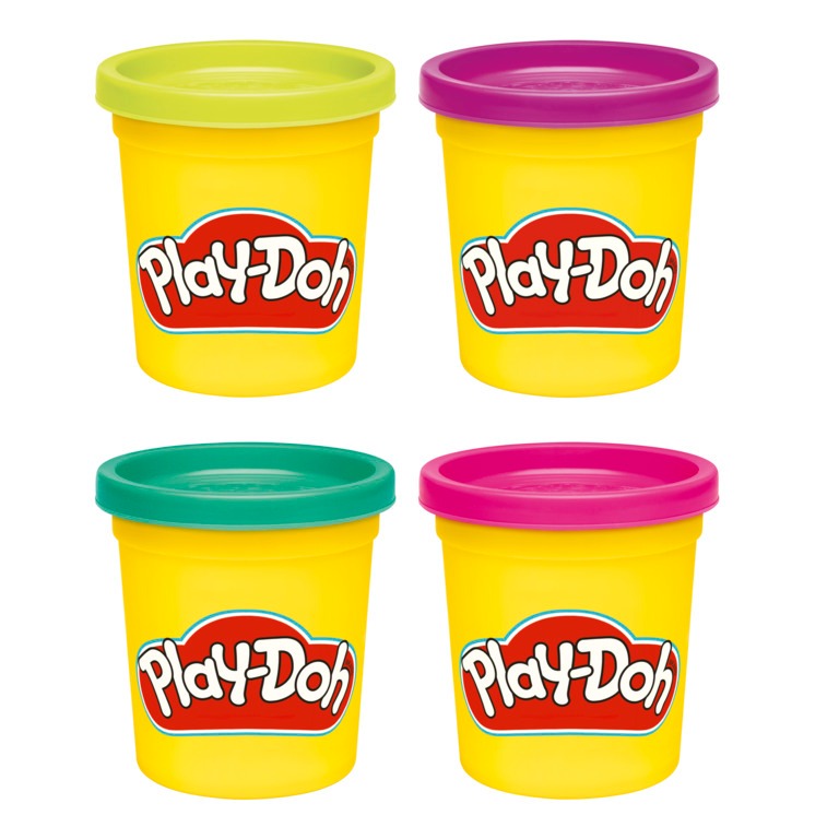 Conjunto Massinha Play-Doh Kit com 4 Potes de Cores Sortido - Hasbro G2555 — imagem 2 de 2