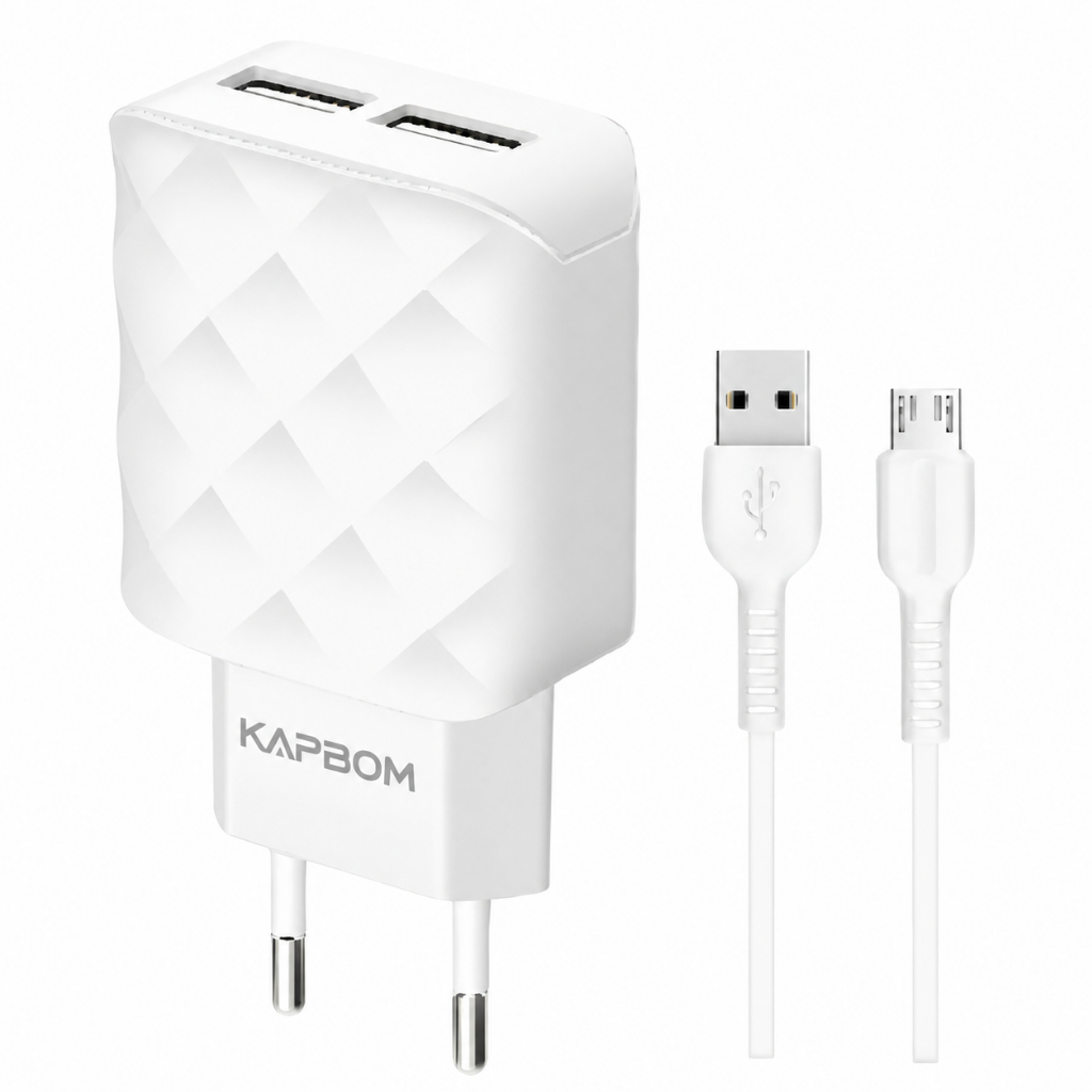 Kit 50 Carregador + Cabo Para LG Q6 K22 K8 K9 K10 K11 K12 Nf