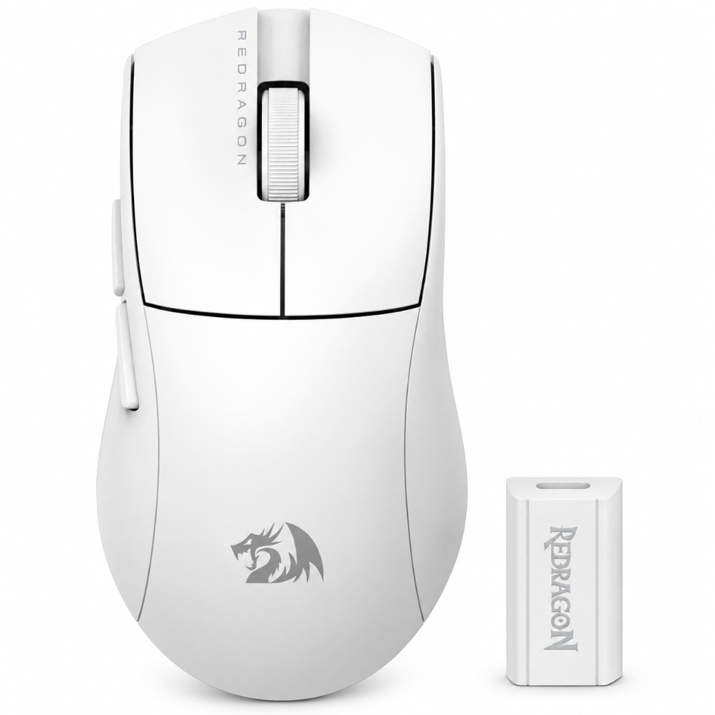 Mouse Gamer Redragon King 1k Pro Branco M916w-pro-1k