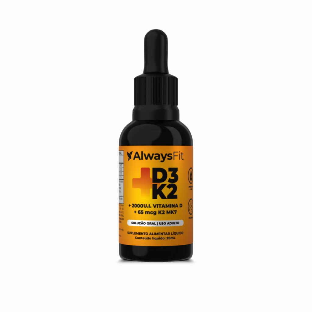 Vitamina D3+K2 (MK-7) em Gotas