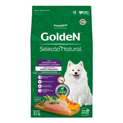 Ração Golden Seleção Natural Cães Adultos Porte Pequeno Frango com Abóbora e Alecrim 10,1kg