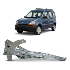 Maquina Vidro Dianteiro Manual Renault Kangoo 99 a 2017 Lado Esquerdo