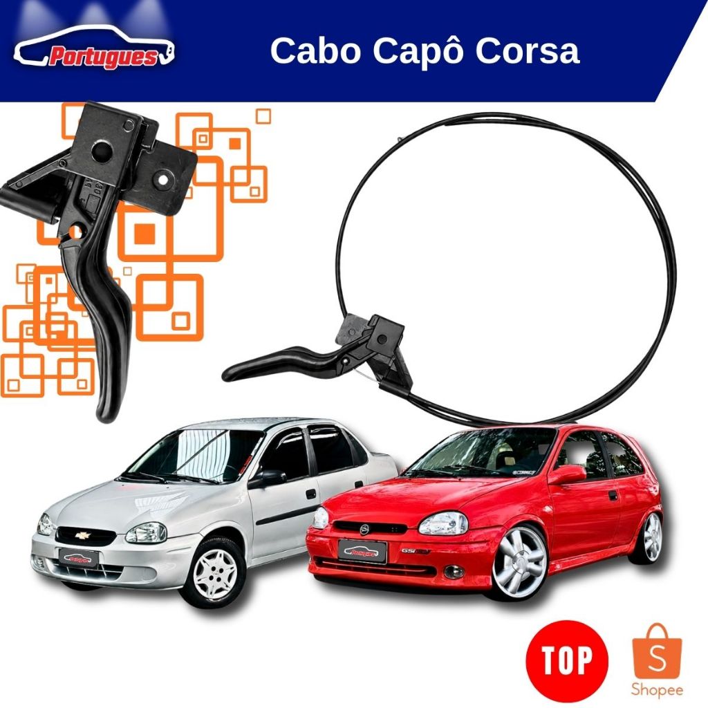 Cabo Capo Corsa Classic Wind Tigra 94 Em Diante Com Alavanca
