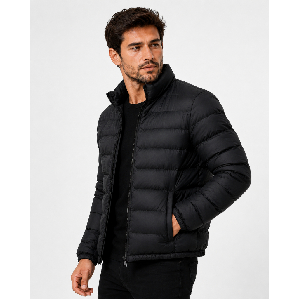 Jaqueta Puffer De Frio Inverno Blusa Impermeável Para Neve Com Capuz Removivel