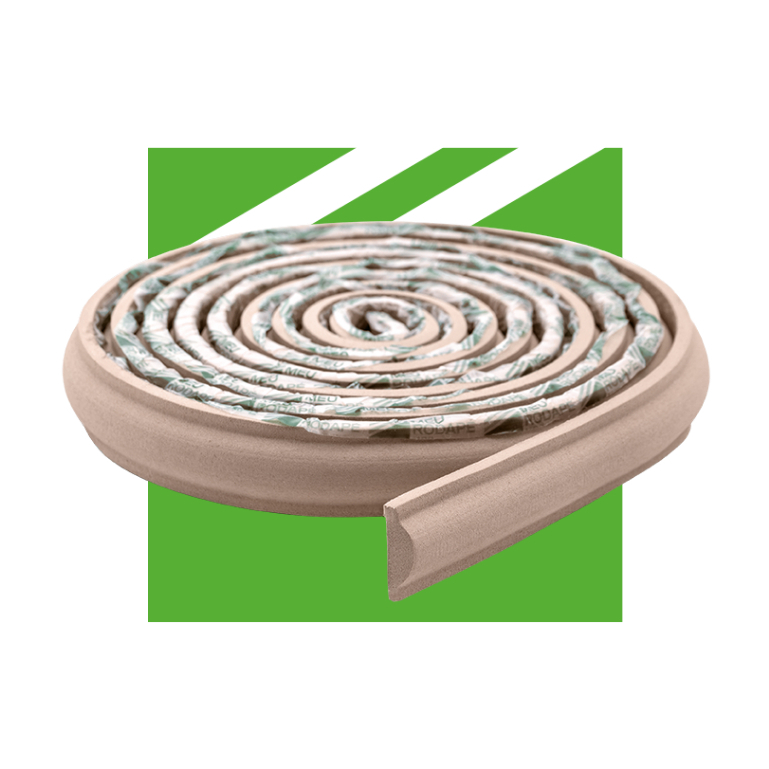 Boiserie Eva Flexível Autocolante RM61 Linha Play Creme 2,3cm | Envio FULL