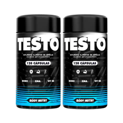 Kit 2x Testo com Boro, ZMA, Magnésio, B6 e Zinco | Energia, Força e Vitalidade 120 Cáps - Body Nutry