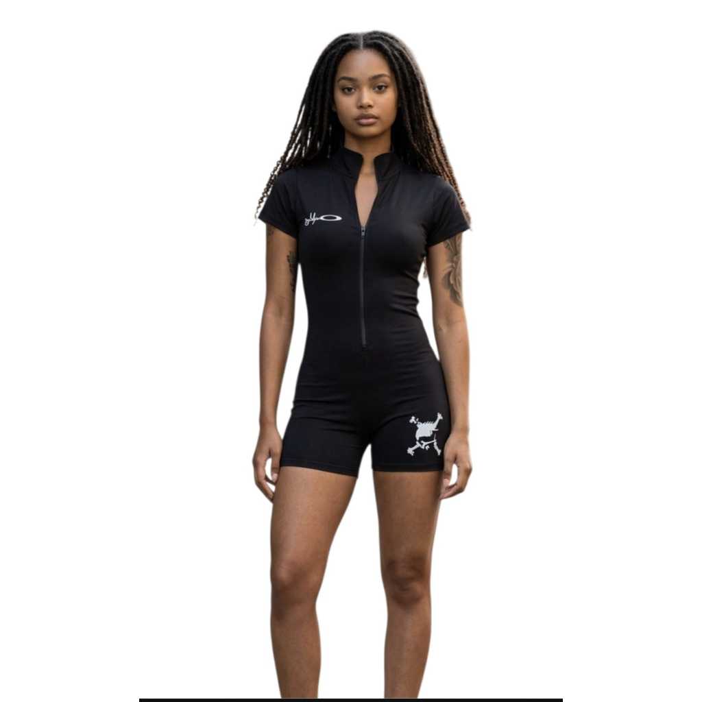 Macaquinho Feminino Ciclismo Natação Treino em super power poliamida premium