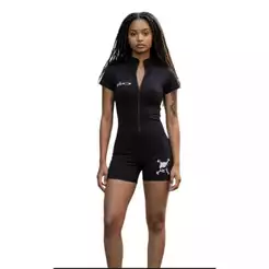 Macaquinho Feminino Ciclismo Natação Treino em super power poliamida premium